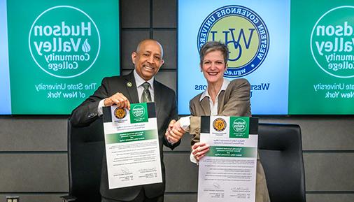 WGU and HVCC presidents sign agreement